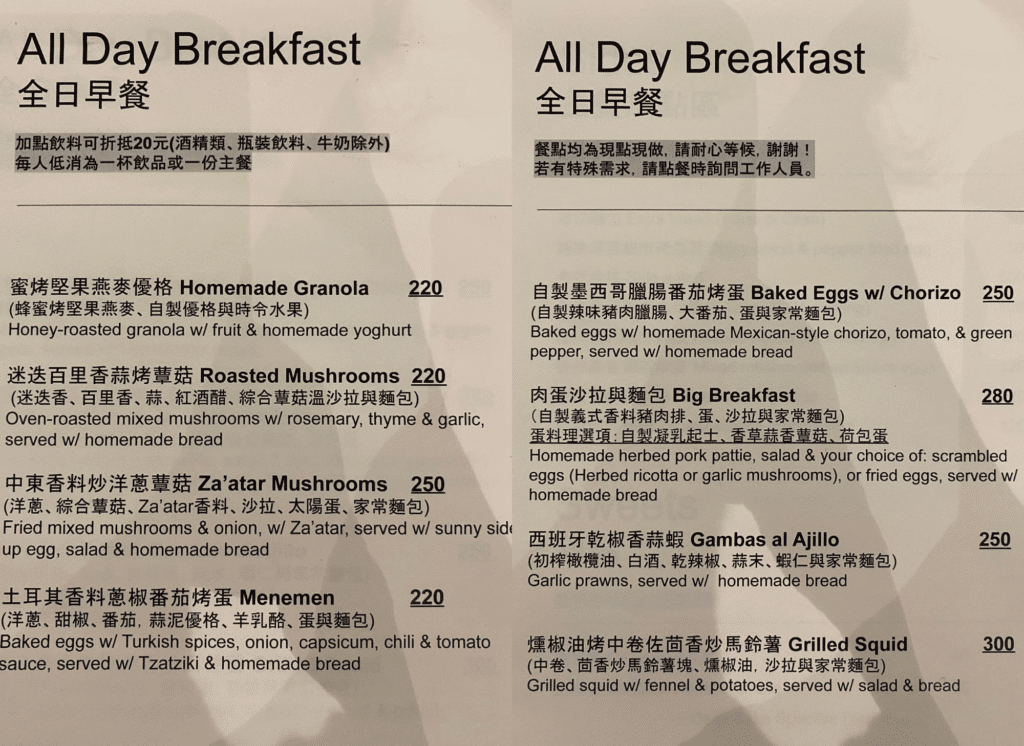 台南早午餐小聚